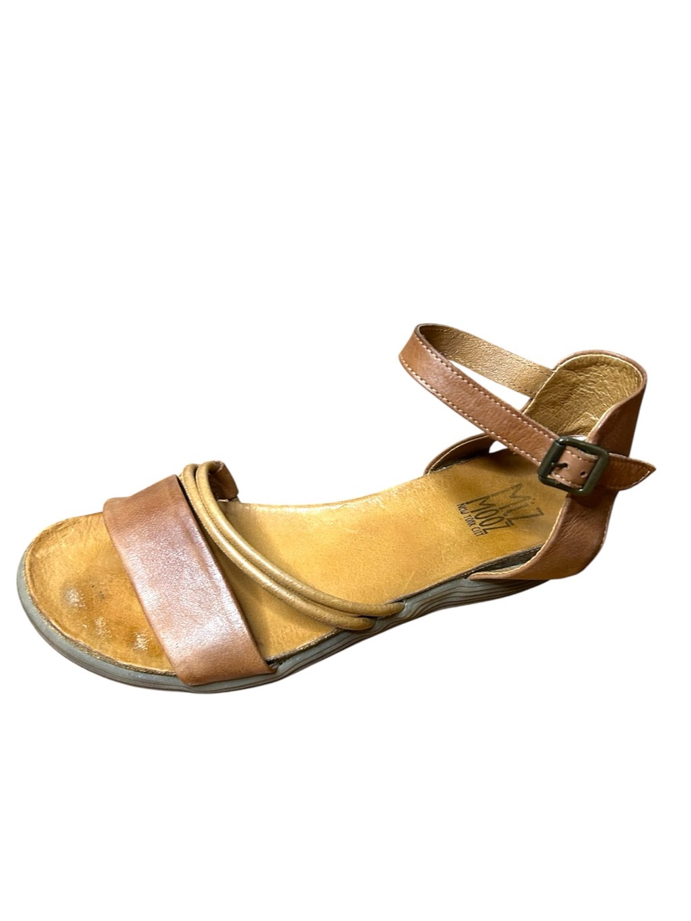 Miz Mooz Melbourne Brown Leather Strappy Sandals- Size 40/ 9